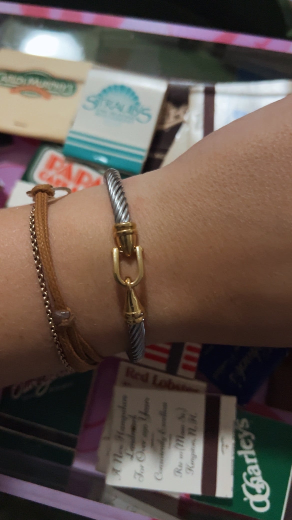 Lady May Two-Toned Bangle