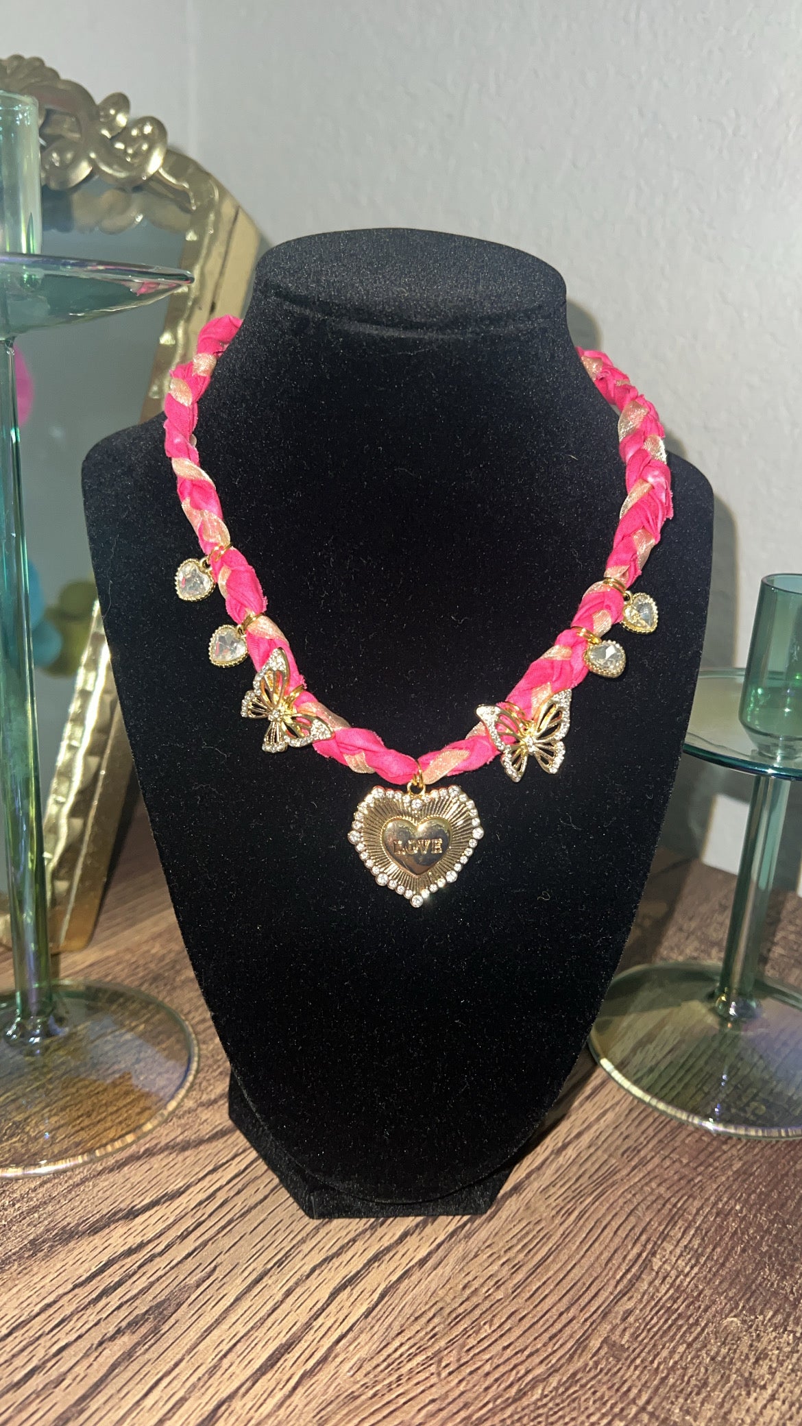 Jovie Braided Bandana Necklace