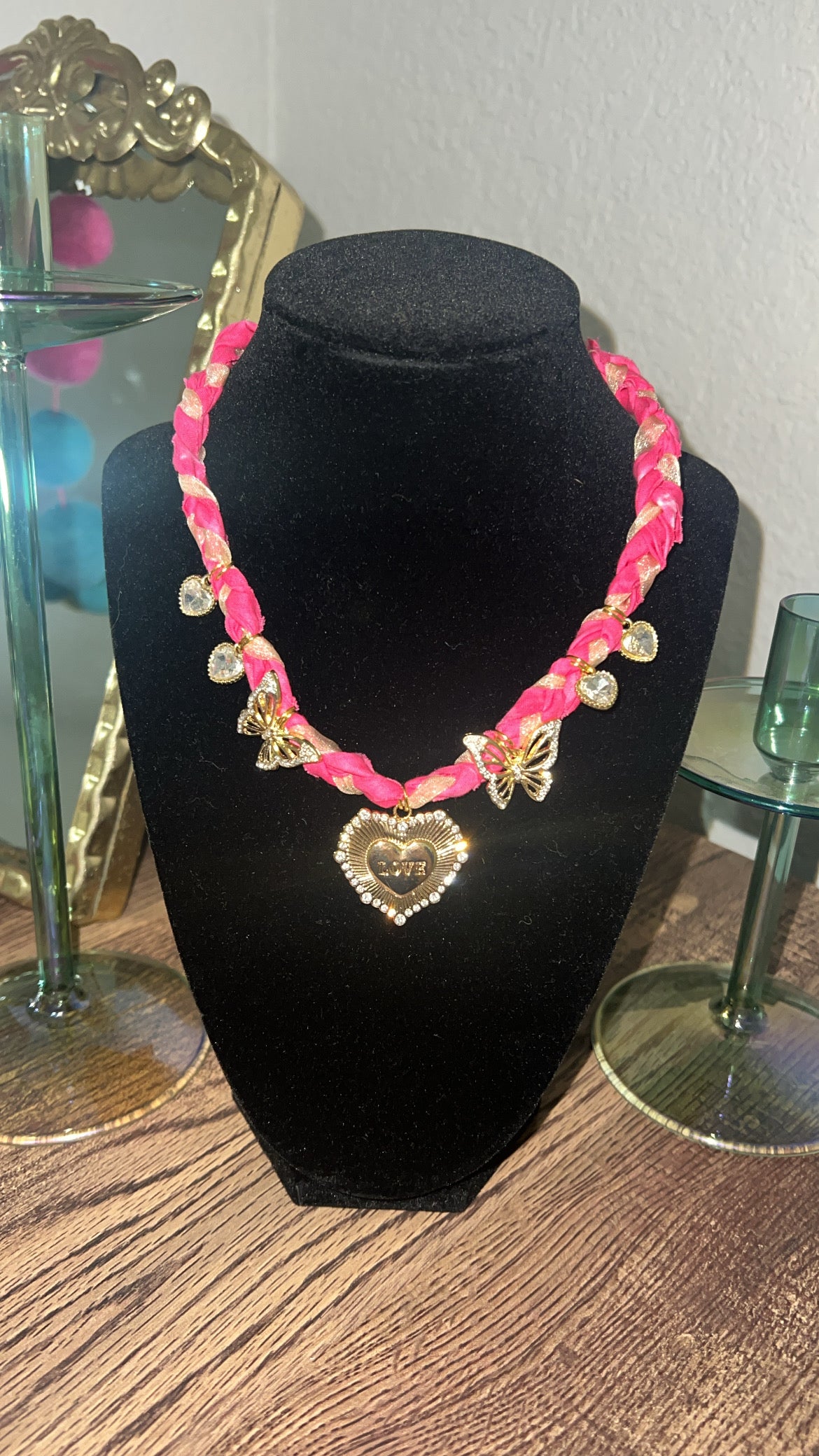 Jovie Braided Bandana Necklace