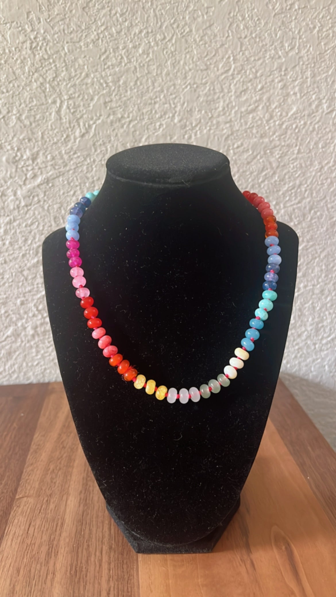 Baylor Beaded Stone Necklace