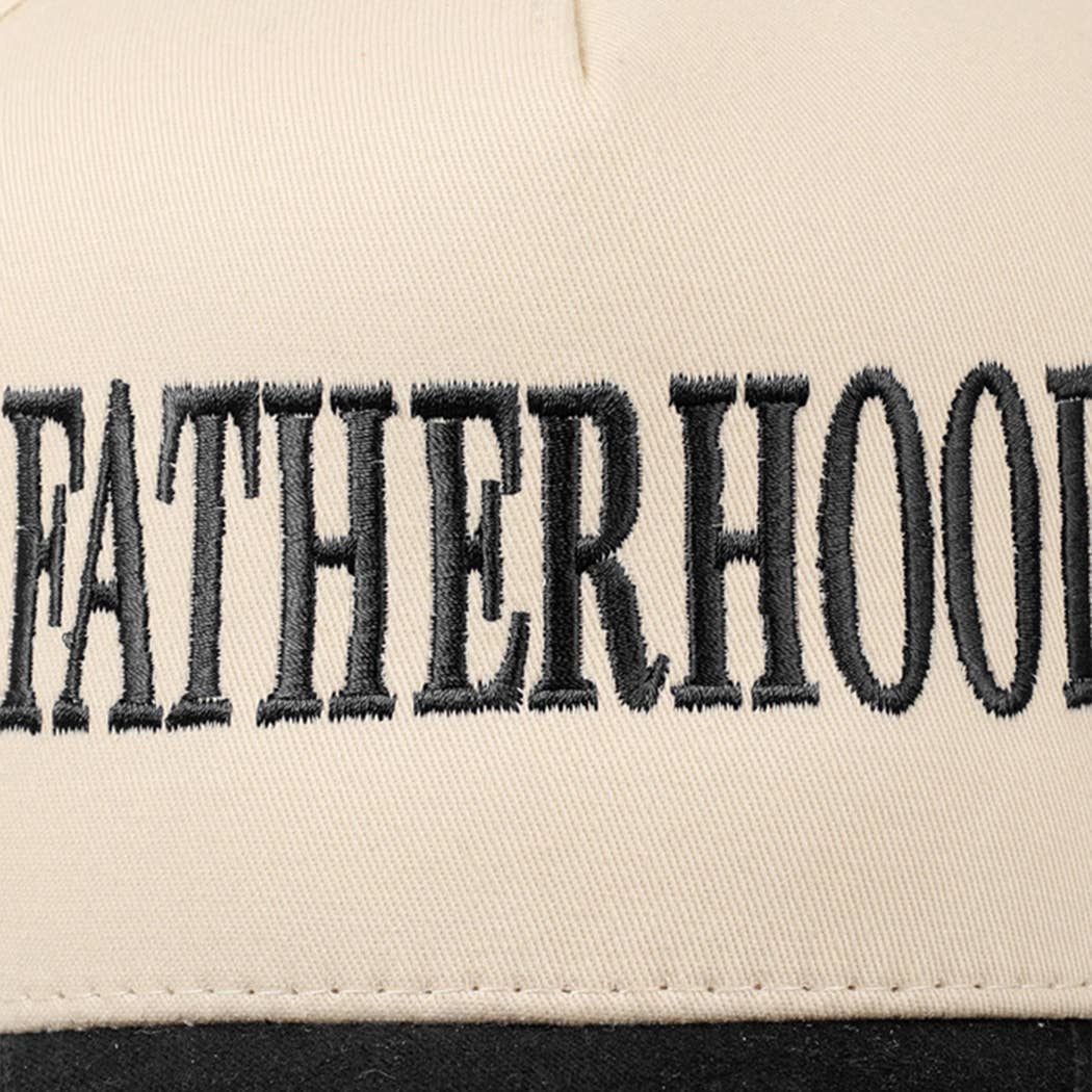 FATHERHOOD Embroidered Two-Tone Trucker Hat