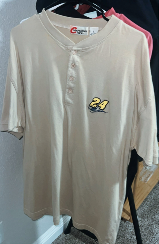 Vintage Jeff Gordon Nascar Competitors View Button-Up Tee