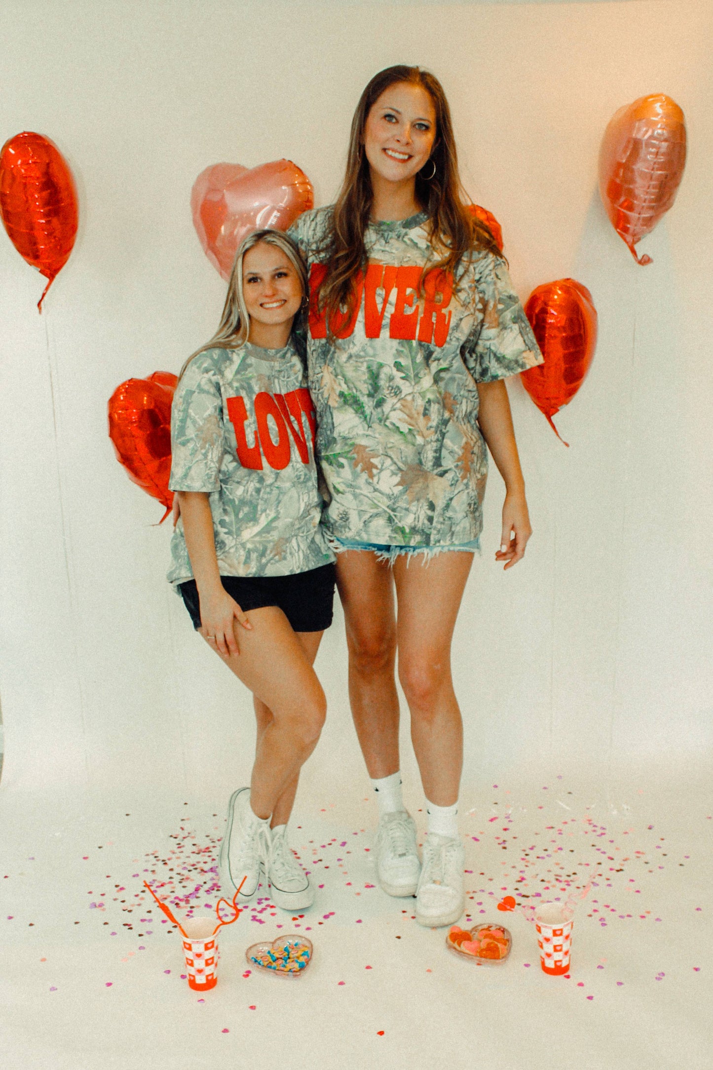 LOVER, PUFF Camo Western Boxy Cotton TShirt