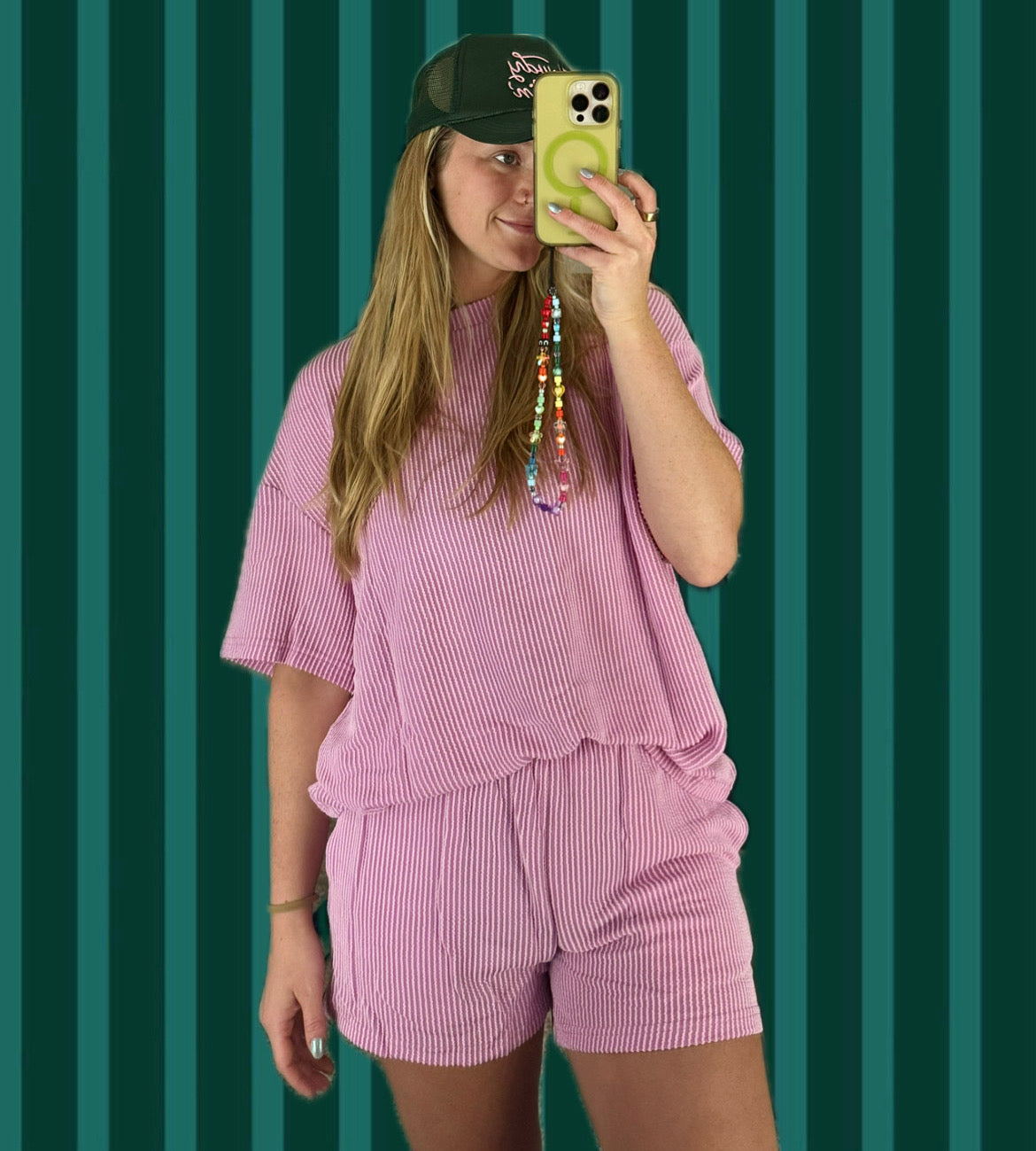 Textured Tee and Shorts Two-piece Set | S-XL