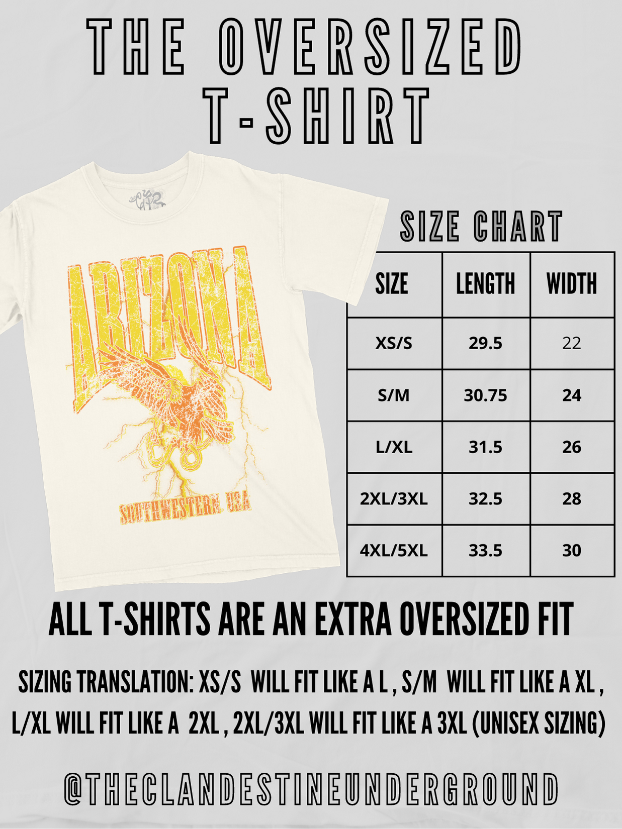 Lucky Charm Ivory Oversized TShirt