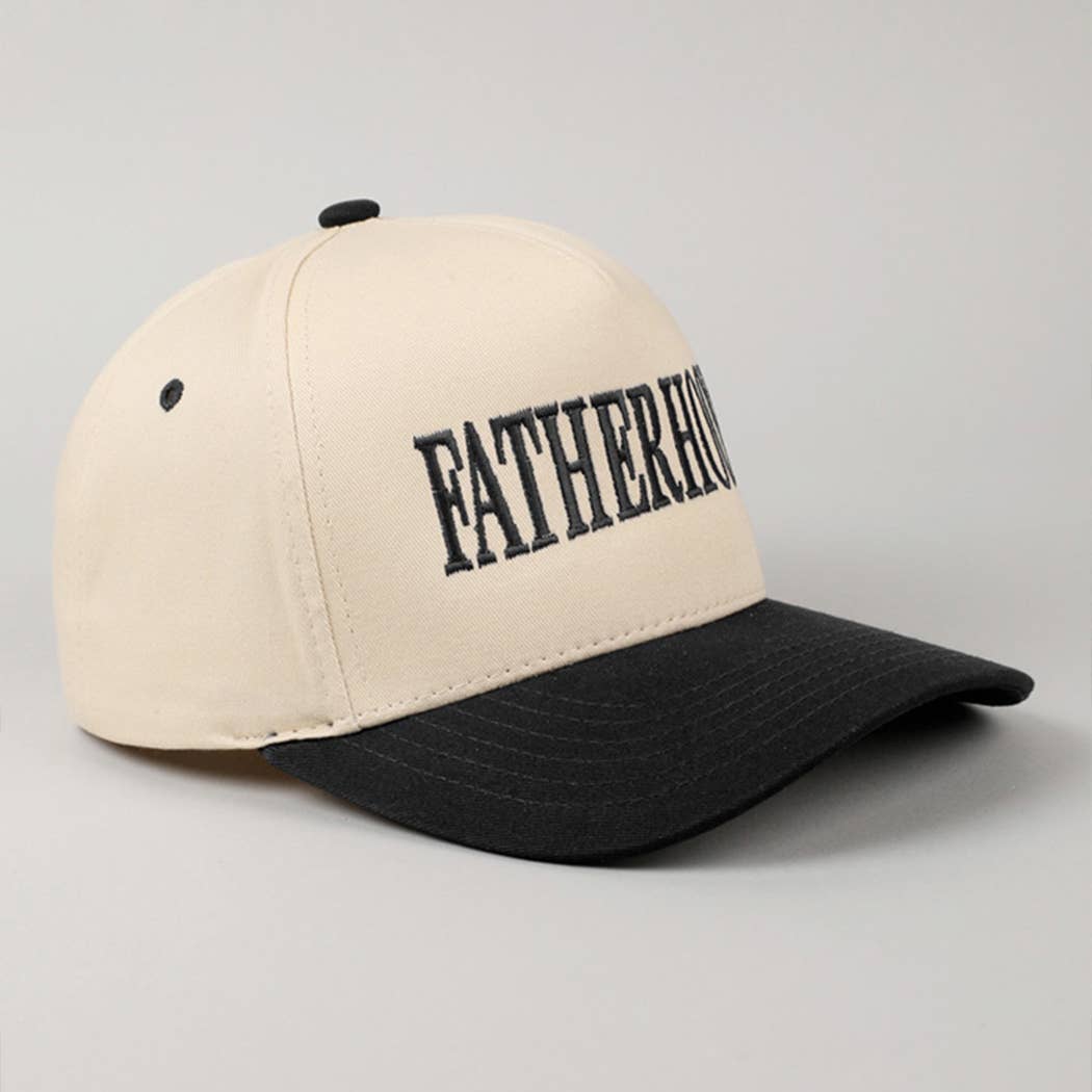 FATHERHOOD Embroidered Two-Tone Trucker Hat